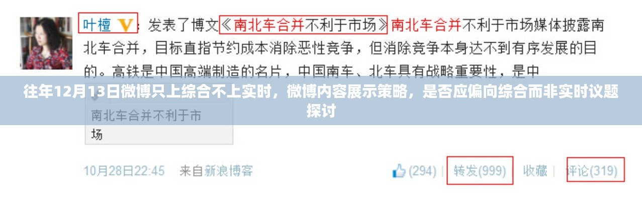 微博內(nèi)容展示策略調(diào)整，偏向綜合議題而非實(shí)時(shí)議題探討