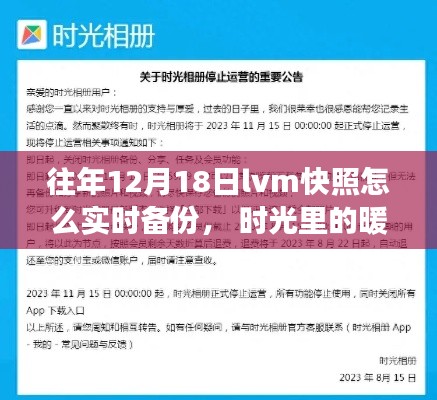 往年12月18日LVM快照實時備份指南，時光中的暖心快照與友情故事