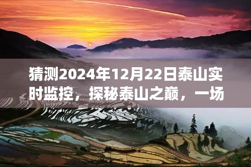 探秘泰山之巔，心靈之旅的預測與啟程，揭秘泰山實時監(jiān)控下的神秘景象（2024年12月22日）