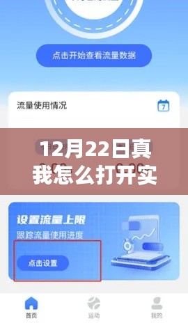 初學(xué)者也能輕松掌握！真我手機實時流量開啟詳細步驟指南（12月22日更新）