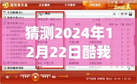 酷我音樂盒預見未來之聲，2024年12月22日實時榜單全新體驗展望