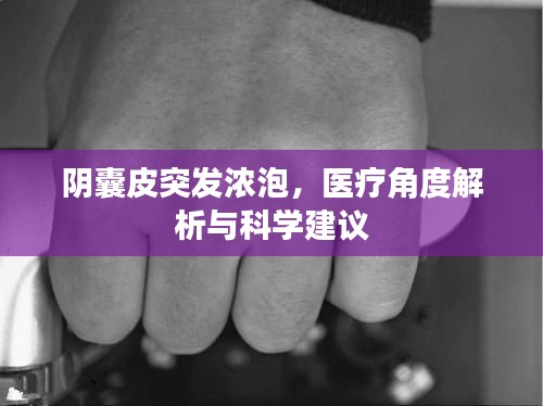陰囊皮突發(fā)濃泡，醫(yī)療角度解析與科學(xué)建議