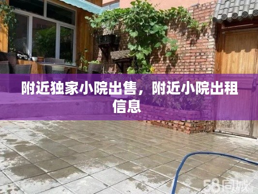 附近獨(dú)家小院出售，附近小院出租信息 