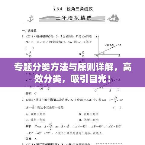 專題分類方法與原則詳解，高效分類，吸引目光！