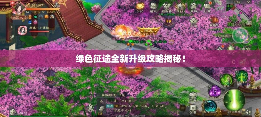 綠色征途全新升級攻略揭秘！