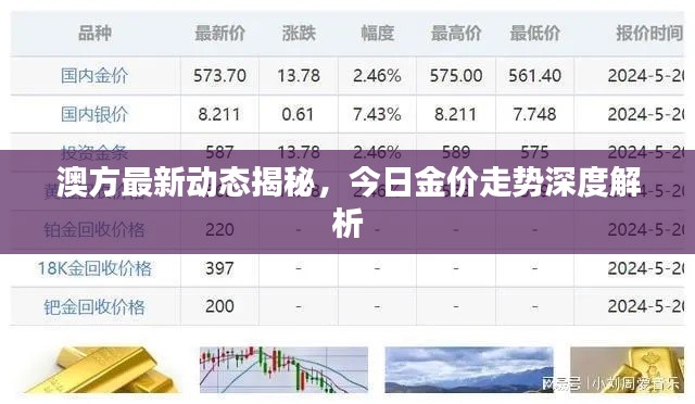 澳方最新動態(tài)揭秘，今日金價走勢深度解析