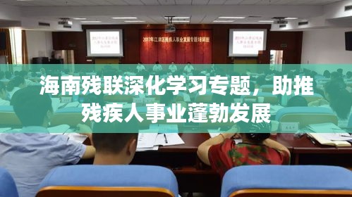 海南殘聯(lián)深化學(xué)習(xí)專題，助推殘疾人事業(yè)蓬勃發(fā)展