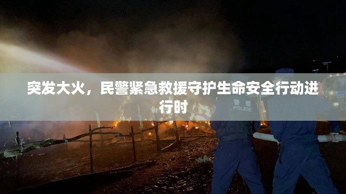 突發(fā)大火，民警緊急救援守護生命安全行動進行時
