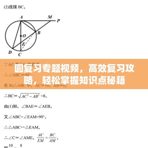 圓復(fù)習(xí)專題視頻，高效復(fù)習(xí)攻略，輕松掌握知識(shí)點(diǎn)秘籍
