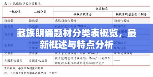 藏族朗誦題材分類表概覽，最新概述與特點分析
