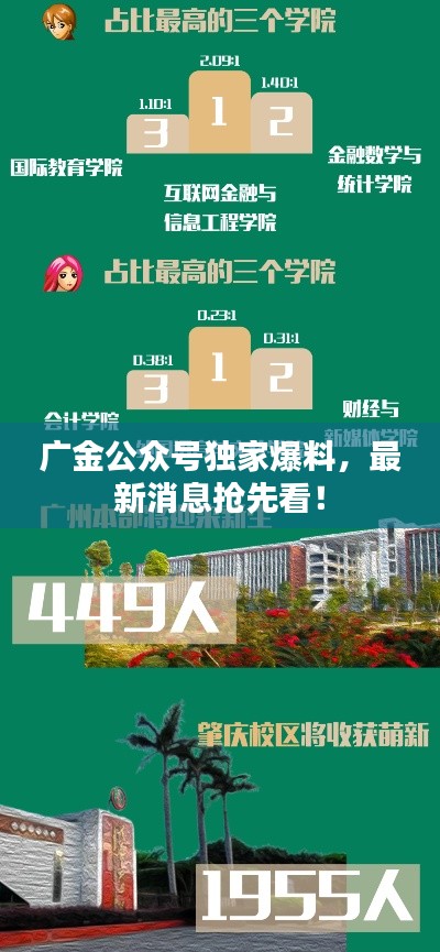 廣金公眾號獨家爆料，最新消息搶先看！