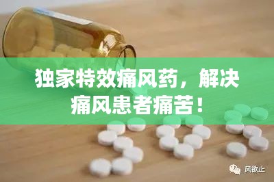 獨(dú)家特效痛風(fēng)藥，解決痛風(fēng)患者痛苦！