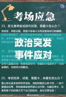 政治突發(fā)事件應(yīng)對之道，危機處理與策略解析