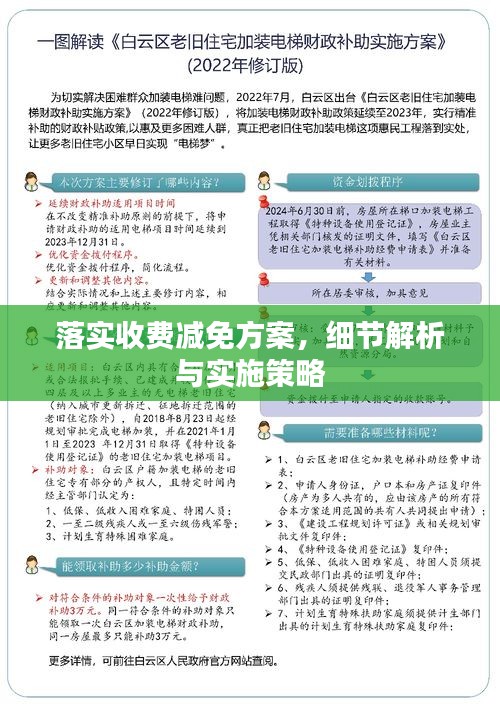落實收費減免方案，細(xì)節(jié)解析與實施策略