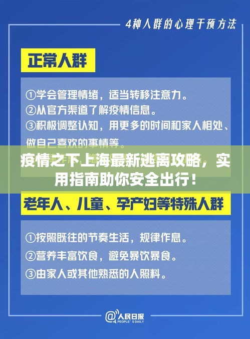 疫情之下上海最新逃離攻略，實用指南助你安全出行！
