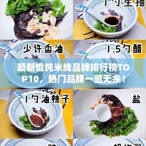 最新餛飩米線品牌排行榜TOP10，熱門品牌一覽無余！