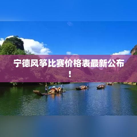 寧德風(fēng)箏比賽價(jià)格表最新公布！