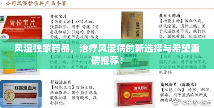 風(fēng)濕獨(dú)家藥品，治療風(fēng)濕病的新選擇與希望重磅推薦！