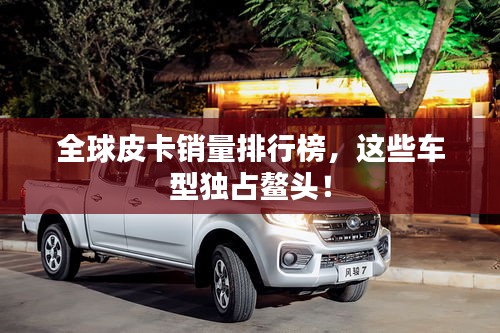 全球皮卡銷量排行榜，這些車型獨(dú)占鰲頭！