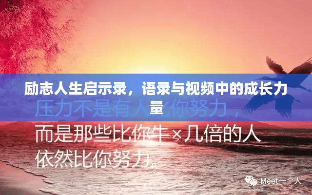 勵(lì)志人生啟示錄，語(yǔ)錄與視頻中的成長(zhǎng)力量