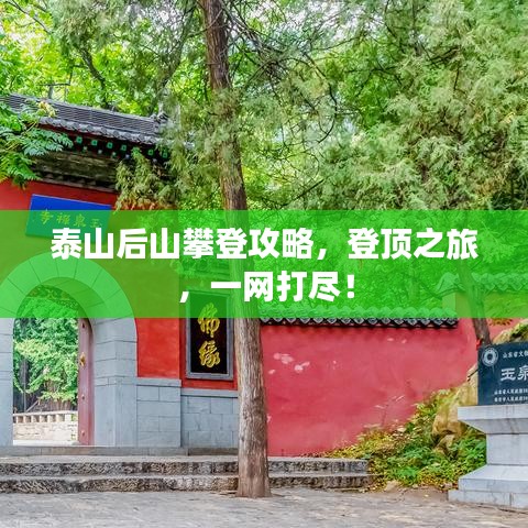 泰山后山攀登攻略，登頂之旅，一網(wǎng)打盡！
