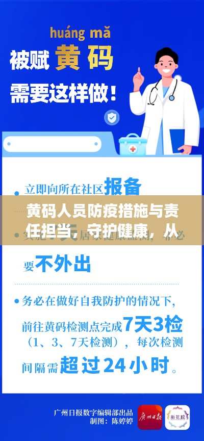 黃碼人員防疫措施與責任擔當，守護健康，從我做起