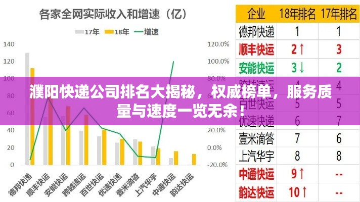 濮陽快遞公司排名大揭秘，權(quán)威榜單，服務(wù)質(zhì)量與速度一覽無余！
